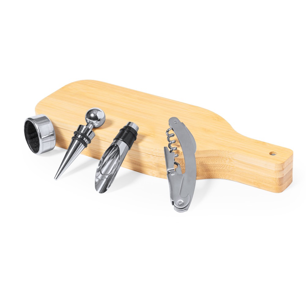 Bambusowy zestaw do wina