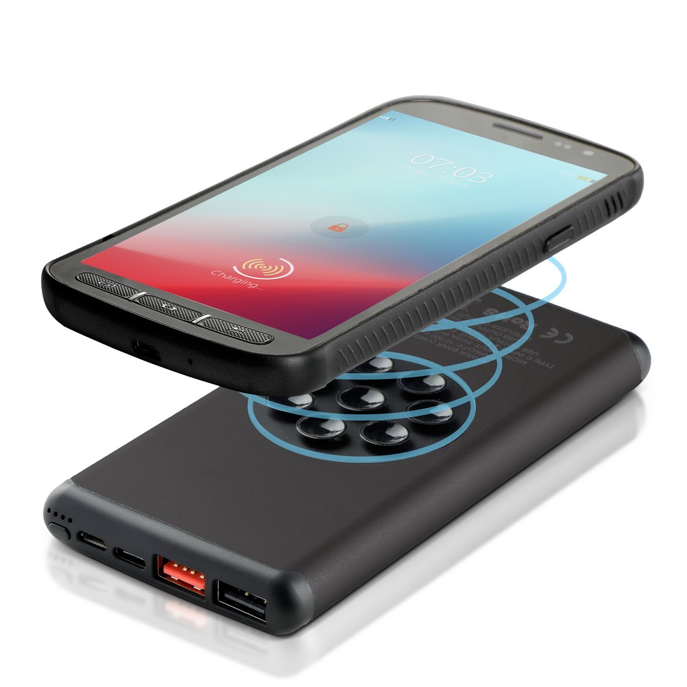 Bezprzewodowy power bank 10000 mAh Mauro Conti z przyssawkami